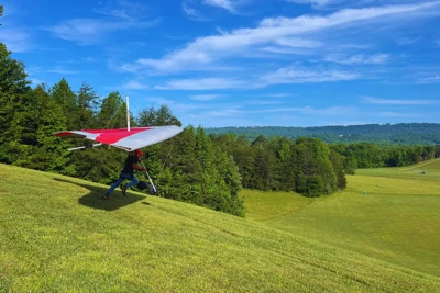 Learn to fly on our training hills