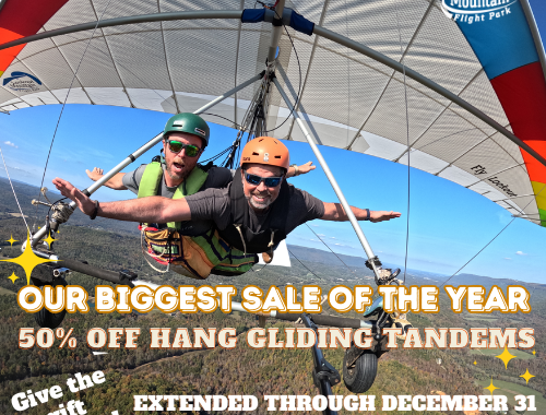 50% off Tandem Flights